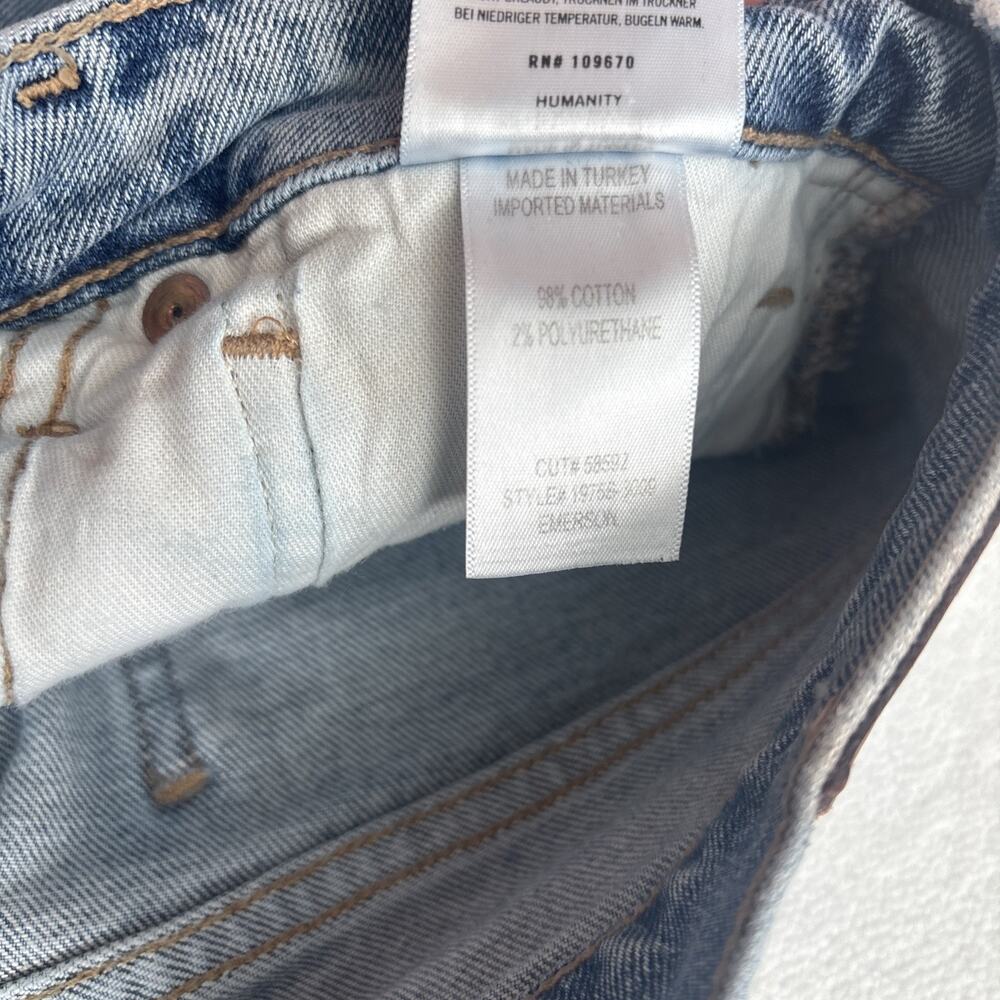 Citizens of Humanity C of H Women 24 Jeans Emerson Distressed Button Fly Relaxed - Picture 9 of 16